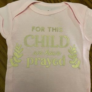 Custom made baby onesies size 0-3 months